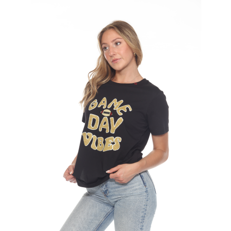 Game Day Tee/ Black Gold