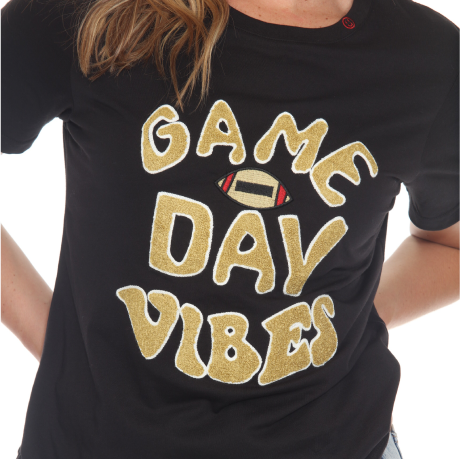 Game Day Tee/ Black Gold