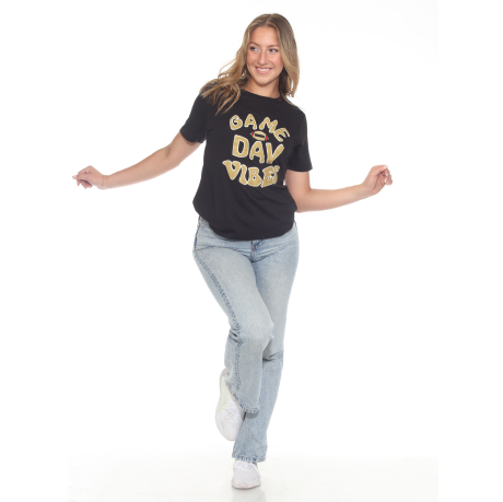 Game Day Tee/ Black Gold