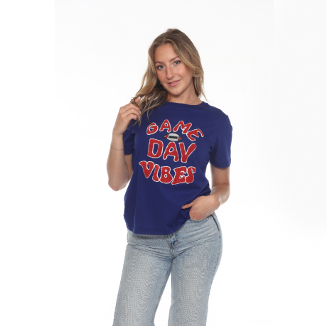 Game Day Tee/ Marine Red